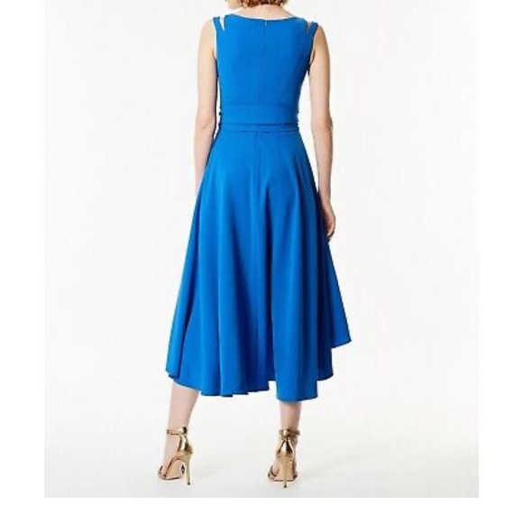 KAREN MILLEN bright blue midi dress - Picture 4 of 4